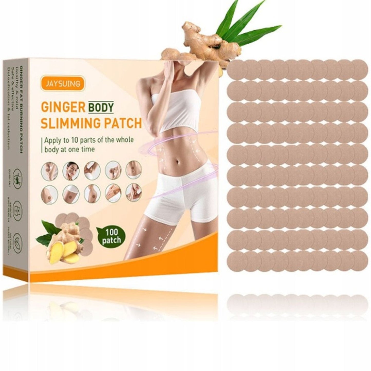Plasturi pentru Slăbit și Detoxifiere 100 Buc – Ardere Grăsimi & Reducere Apetit, M100
