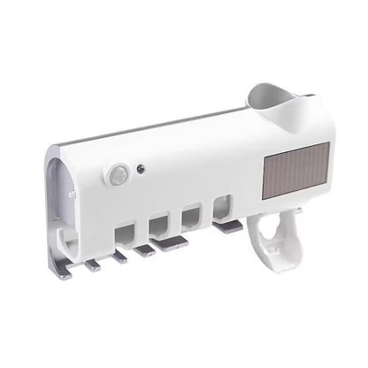 Dozator de Pasta de Dinti cu Suport si Sterilizare UV pentru Periute, A-156-12