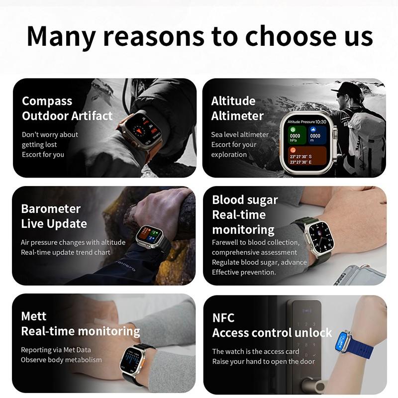 Ceas Smartwatch Z69 Ultra Watch — Utilitate Smart Zi de Zi