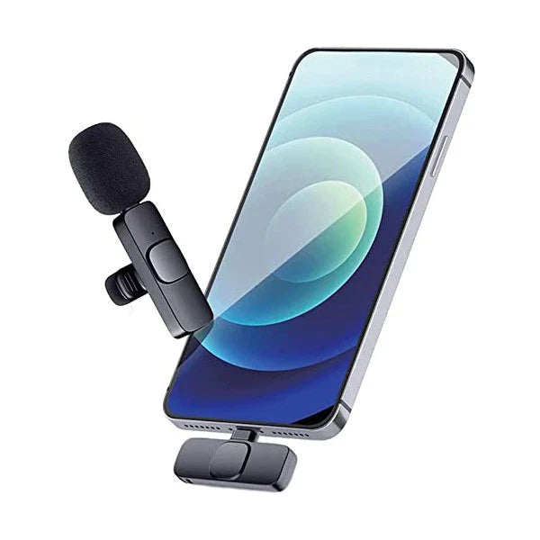 Microfon wireless K8 tip lavaliera conector USB tip C/iPhone — Utilitate Smart Zi de Zi