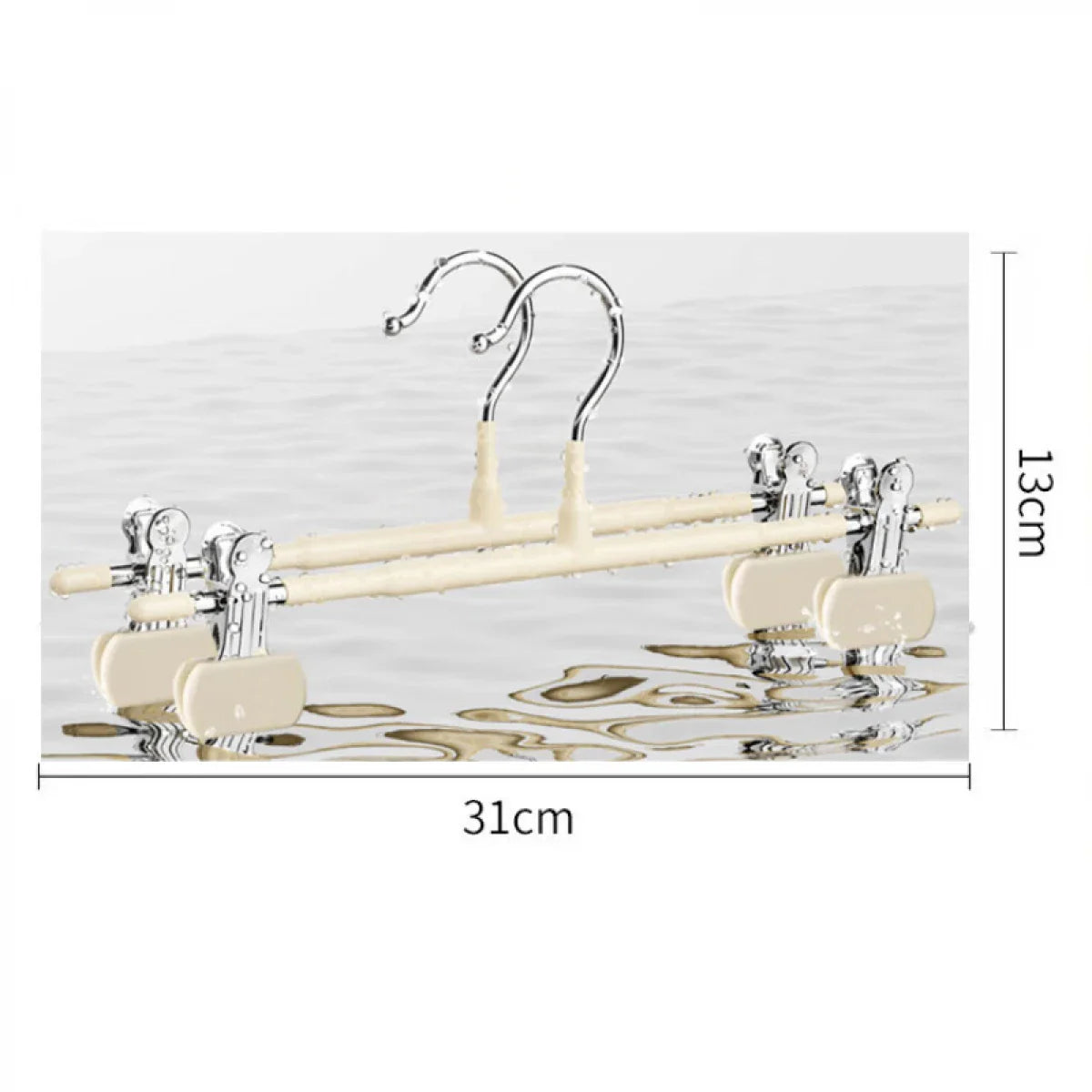 Set 10 umerase cu clips pentru pantaloni 31 x 13 — Confort Practic Pentru Casa Ta