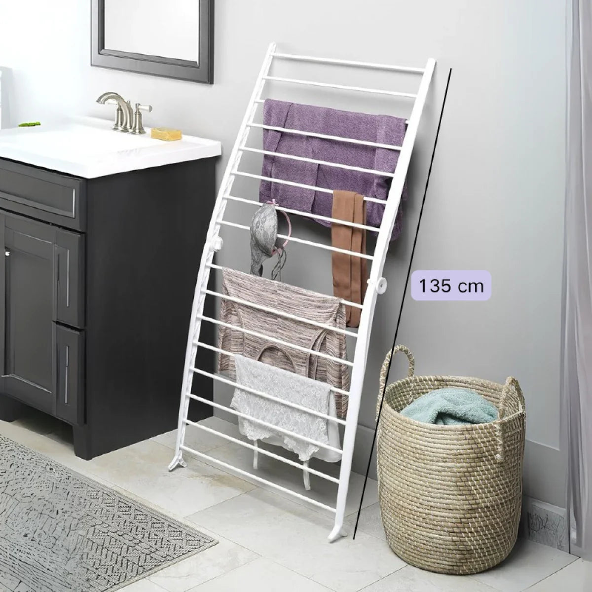 Uscator de rufe pliabil 135 x 68 cm — Confort Practic Pentru Casa Ta