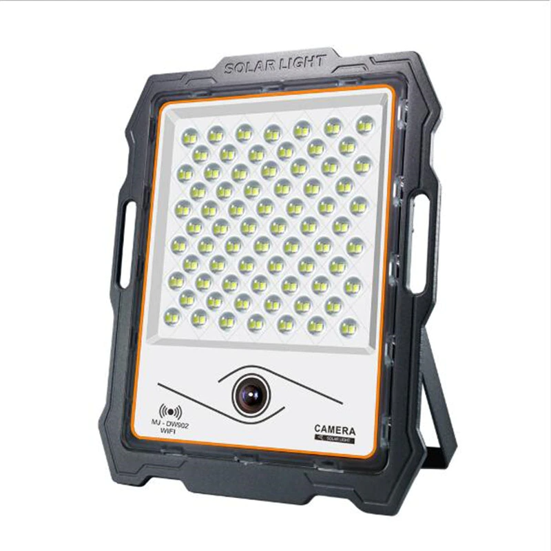 Proiector LED cu panou solar si camera WiFi 100W-300W 82-236 — Ambient Modern Pentru Acasă