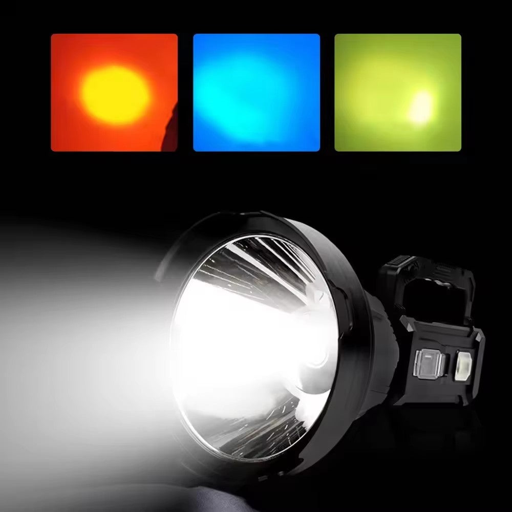 Lanternă LED Profesională cu Încărcare Solară, USB, Trepied și Powerbank, A-145-9