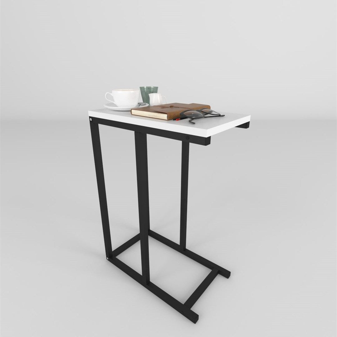 Masuta laterala din metal 45 x 25 cm cadru metalic — Confort Practic Pentru Casa Ta