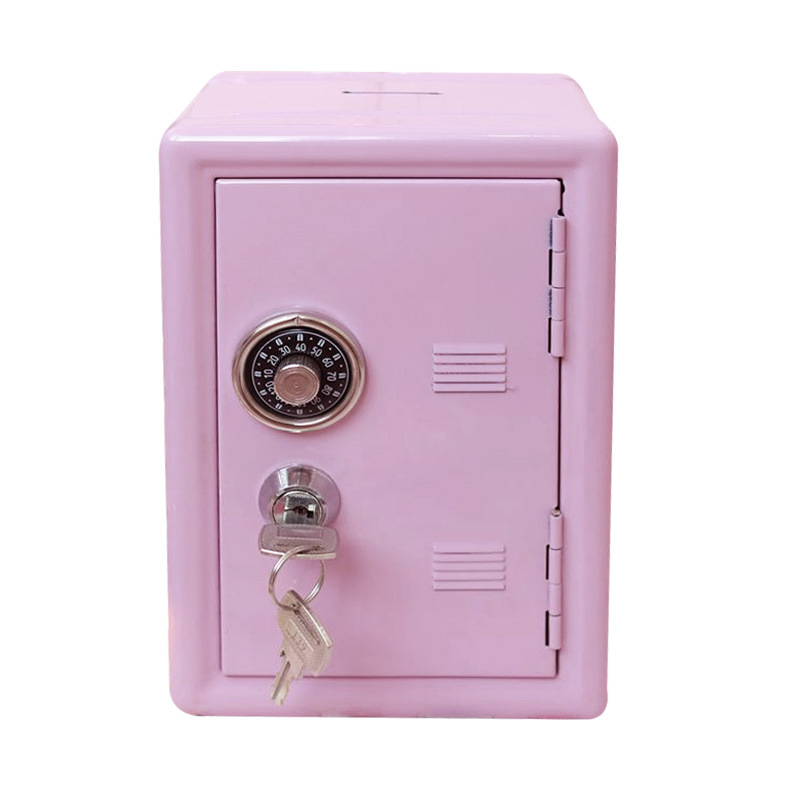 Pusculita copii metalic 12x10x18cm — Util Pentru Familie și Copii