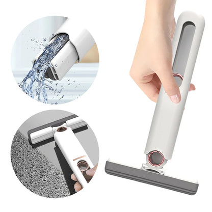 Mini mop portabil sistem anti scurgere — Confort Practic Pentru Casa Ta