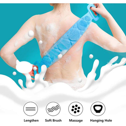 Perie de Baie din Silicon pentru Exfoliere si Masaj Corporal, A-177-2