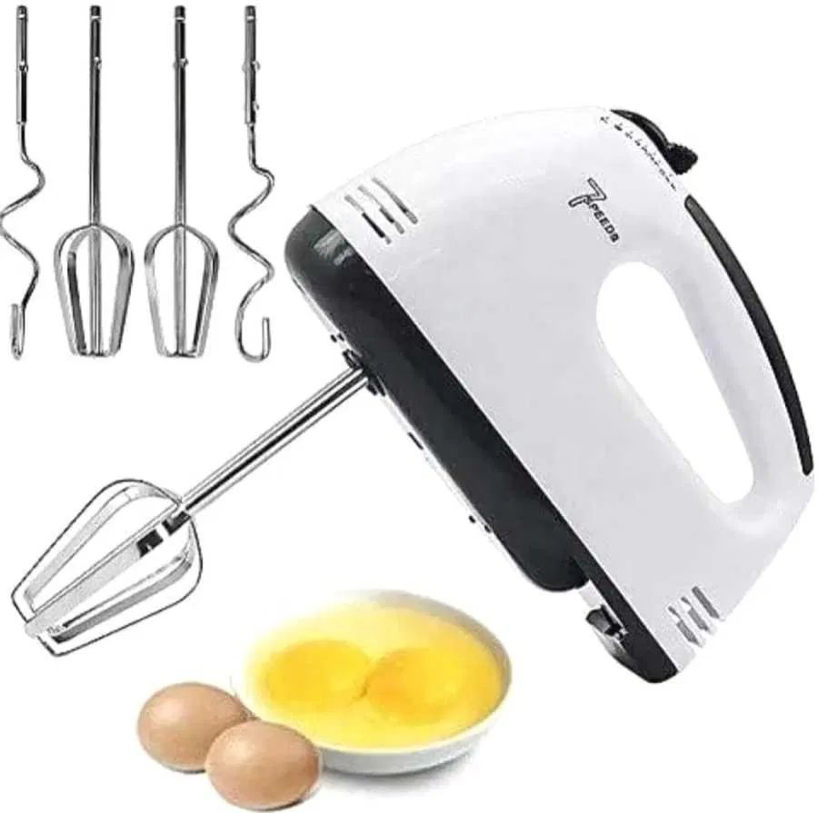 Mixer Electric de Mână 260W cu 7 Viteze și Accesorii pentru Frământare, A-178-2