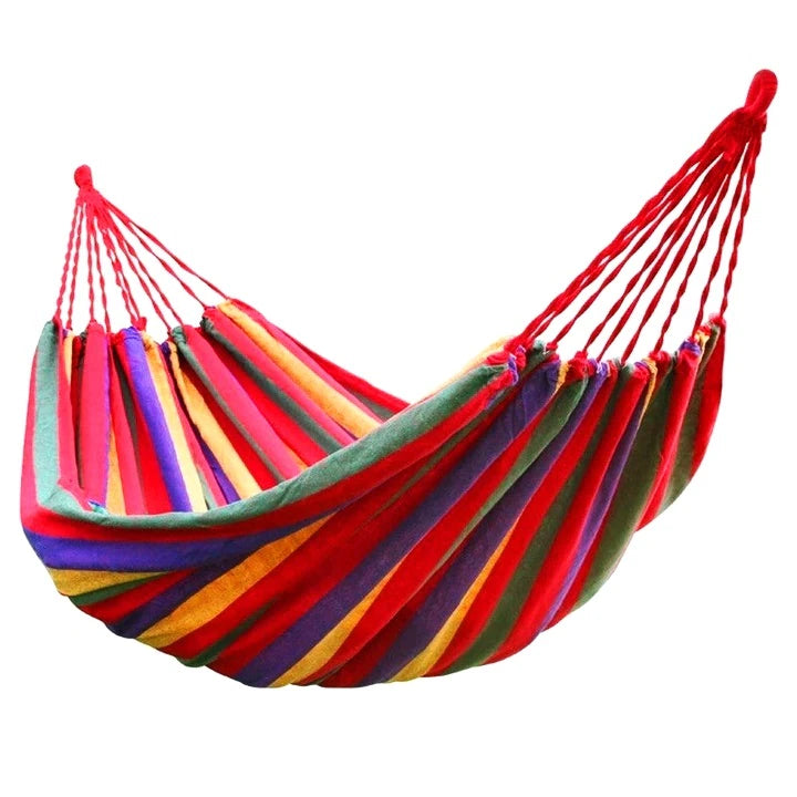 Hamac de Gradina 180x80 cm, Tesatura Rezistenta pentru Relaxare in Aer Liber, M-112