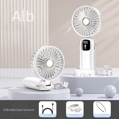 Ventilator Pliabil de Mana si Birou cu Afisaj LCD, 4000mAh, Type-C, A-169-6