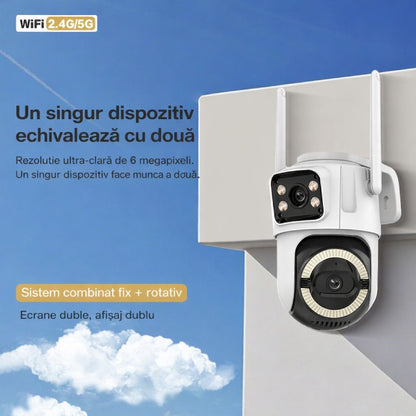 Camera de Supraveghere Exterior Rotativa 8MP cu Microfon, A-162-1