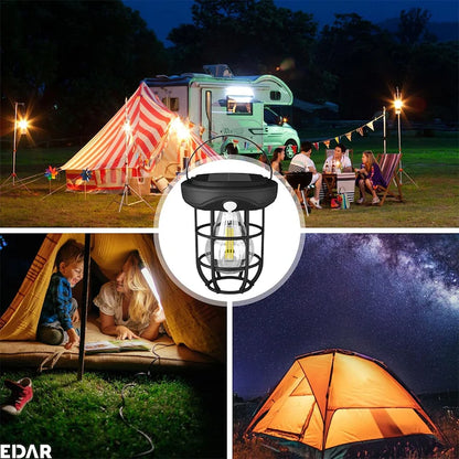 Felinar Solar de Exterior cu LED, Iluminare Decorativa pentru Gradina si Terasa, M-108