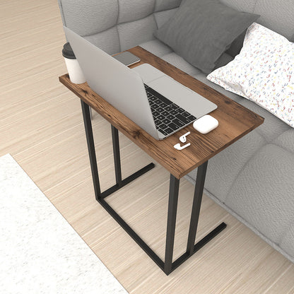 Masa cu picior metalic pentru laptop - mic dejun 60x34.5x65.5 — Confort Practic Pentru Casa Ta