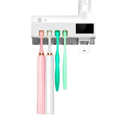 Dozator de Pasta de Dinti cu Suport si Sterilizare UV pentru Periute, A-156-12