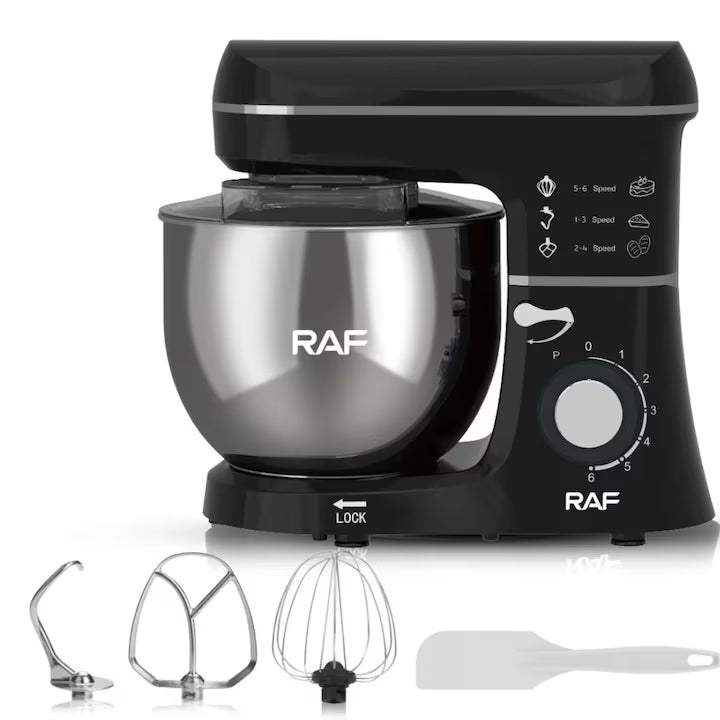 Mixer cu Bol 3-in-1, 1300W, 4.5L, cu Accesorii pentru Aluat, M-144