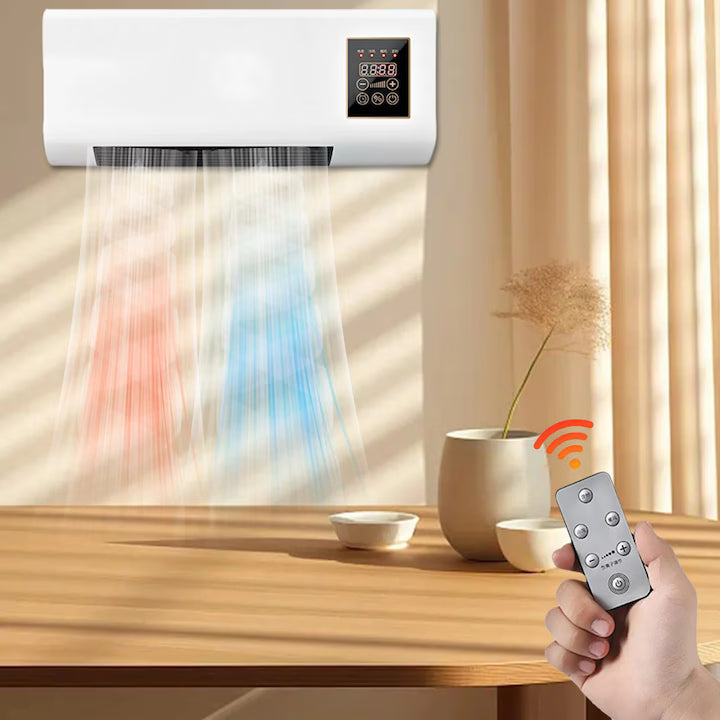 Mini Aer Conditionat de Perete cu Ventilator si Telecomanda, A-156-9