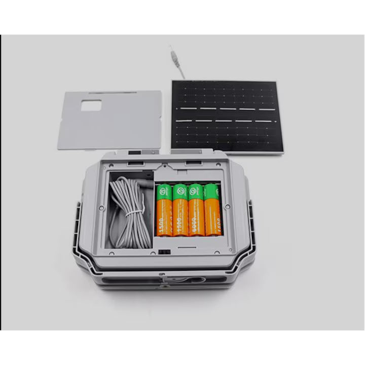 Proiector LED cu Panou Solar pentru Exterior, A-119-82