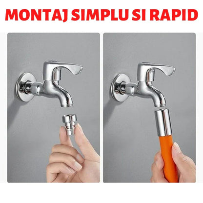 Extensie flexibila pentru robinet 30-50cm — Mai Mult Confort în Bucătărie