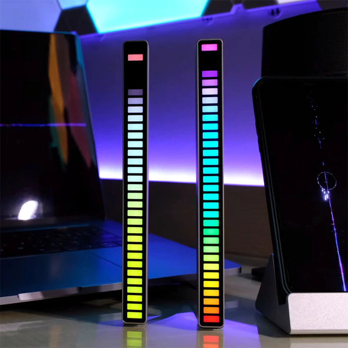 Lumina de ritm LED Bar RGB cu lumini ambientale si — Utilitate Smart Zi de Zi