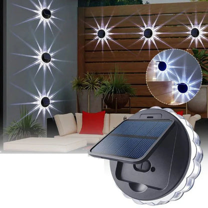 Set 4 X Lampi solare tip floare cu 3 moduri — Ambient Modern Pentru Acasă