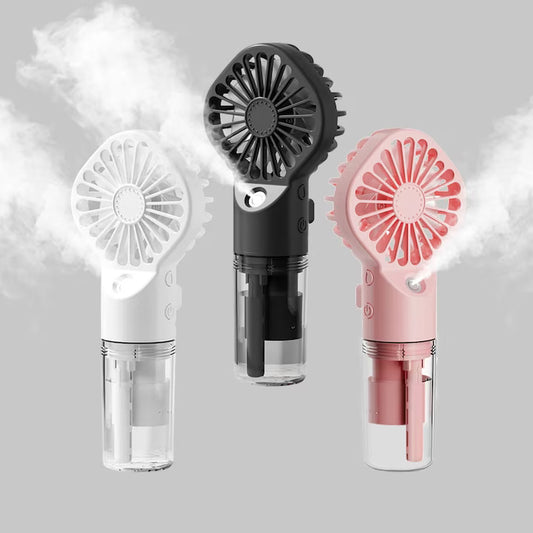 Mini Ventilator Portabil cu Aburi si Umidificare, Reincarcabil USB, A-163-12