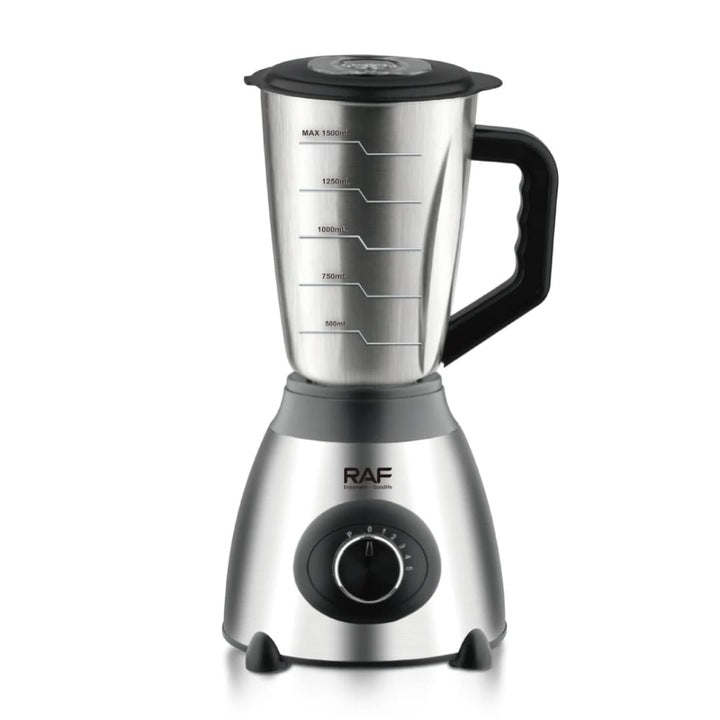 Blender Electric 3-in-1, 1000W, 1.5L, 6 Lame Inox și Râșniță, M-124
