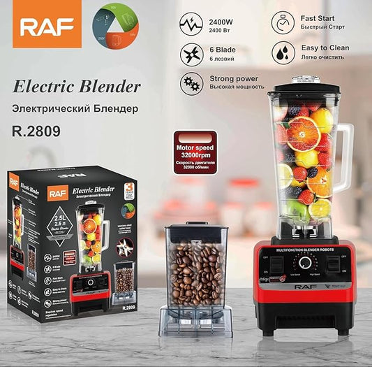 Blender cu Vas 2-in-1, 2400W (Max.), 2L, cu Râșniță și 6 Lame, M-149