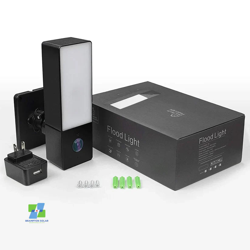 Camera supraveghere 4K exterior cu senzor miscare reflector si aplicatie — Control și Siguranță