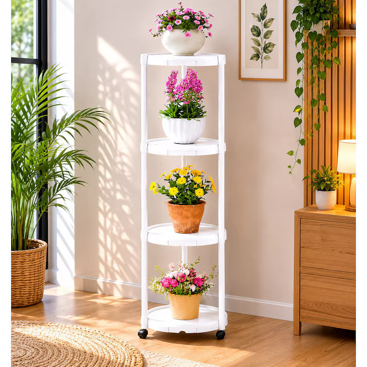Suport pentru Ghivece de Flori cu 4 Etajere, 31x132 cm, A-156-1