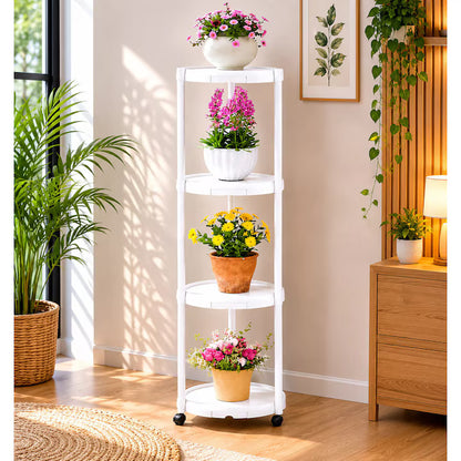 Suport pentru Ghivece de Flori cu 4 Etajere, 31x132 cm, A-156-1