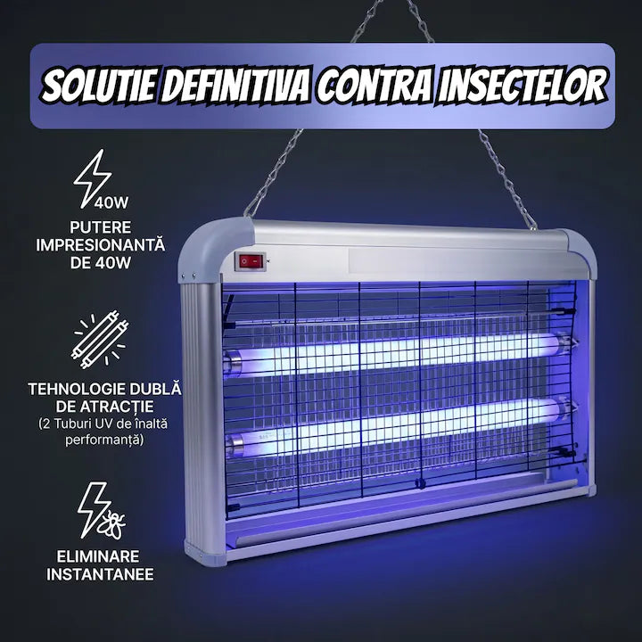 Aparat Anti-Tantari Electric 40W, pentru Interior si Exterior, A-163-14