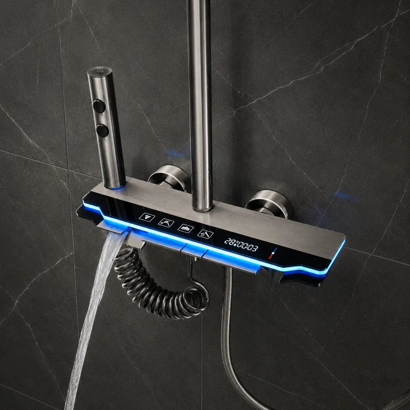 Coloana de Dus cu Lumini LED si Afisaj de Temperatura, A-175-3
