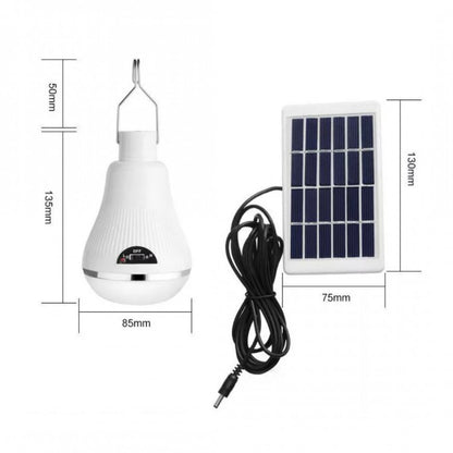 Bec Solar Portabil cu Incarcare Solara si Carlig, Lumina LED pentru Exterior, M-106