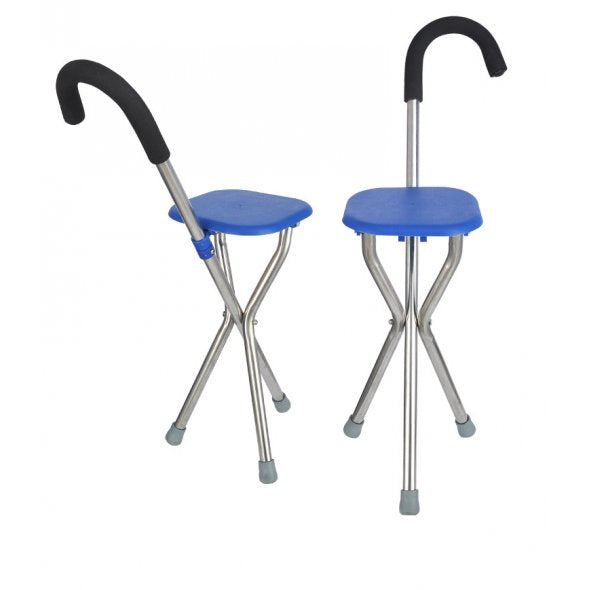 Scaun pliabil cu baston inaltime 82 cm — Confort Personal Zi de Zi