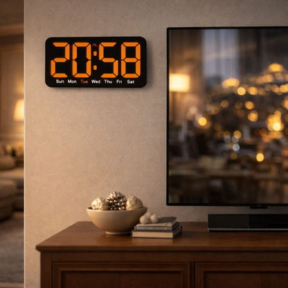 Ceas digital LED cu afisaj mare — Confort Practic Pentru Casa Ta