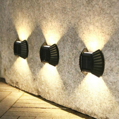 Set 4 lampi solare exterioare pentru perete — Ambient Modern Pentru Acasă