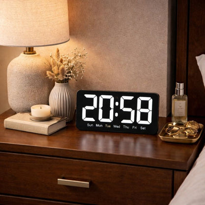 Ceas digital LED cu afisaj mare — Confort Practic Pentru Casa Ta