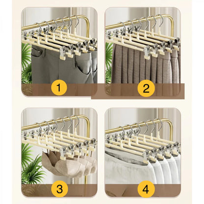 Set 10 umerase cu clips pentru pantaloni 31 x 13 — Confort Practic Pentru Casa Ta