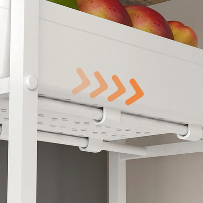 Suport slim portabil cu 5 nivele 38x 23.5 x 81.5 — Mai Mult Confort în Bucătărie
