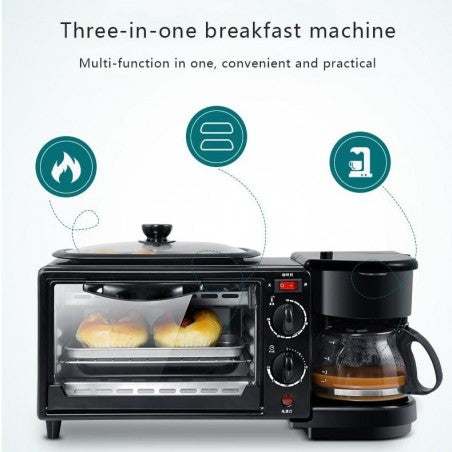 Aparat multifunctional pentru mic dejun – Morning capac inclus 2800W — Mai Mult Confort în