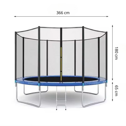 Trambulina cu plasa de siguranta si scara diametru 366 cm — Util Pentru Familie și Copii