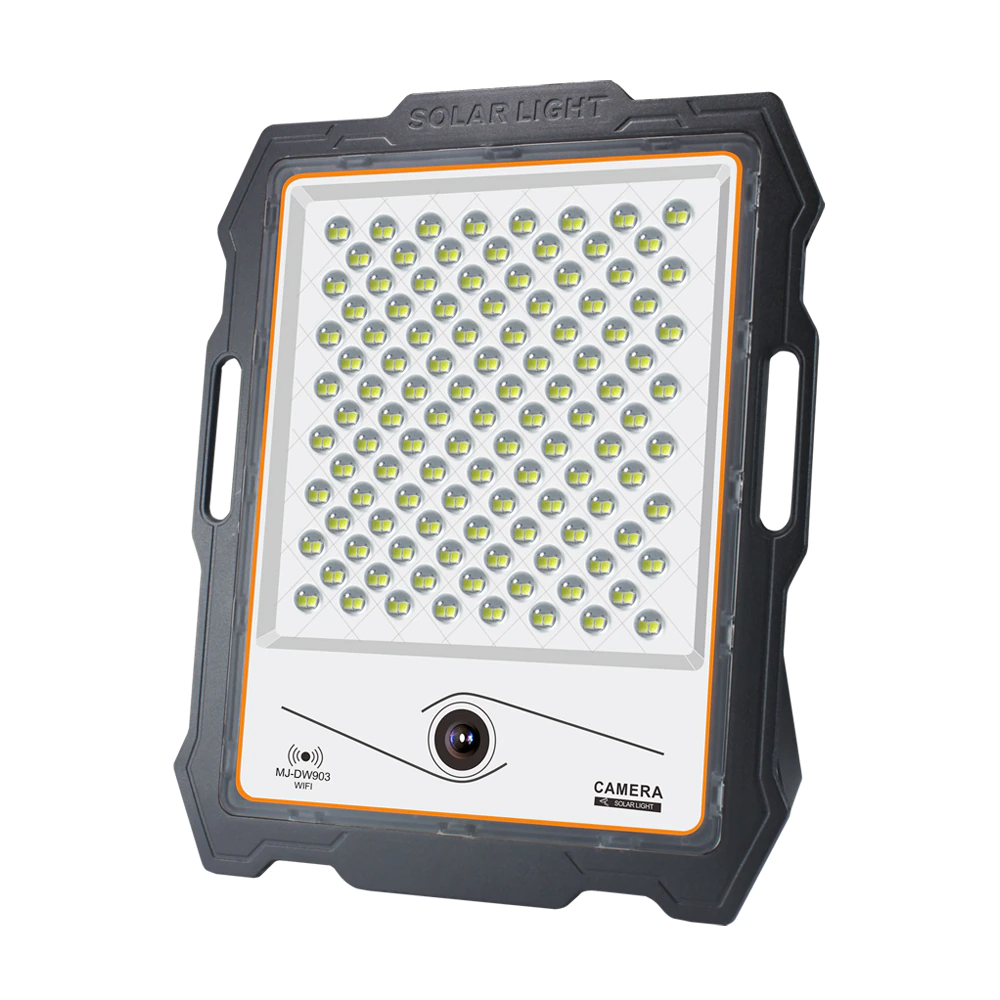 Proiector LED cu panou solar si camera WiFi 100W-300W 82-236 — Ambient Modern Pentru Acasă