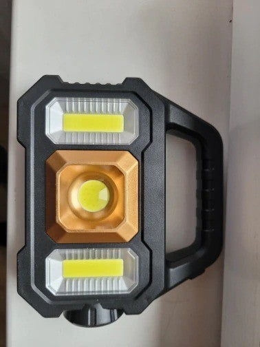 Lanterna solara cu proiector lateral cob si incarcare usb — Ambient Modern Pentru Acasă