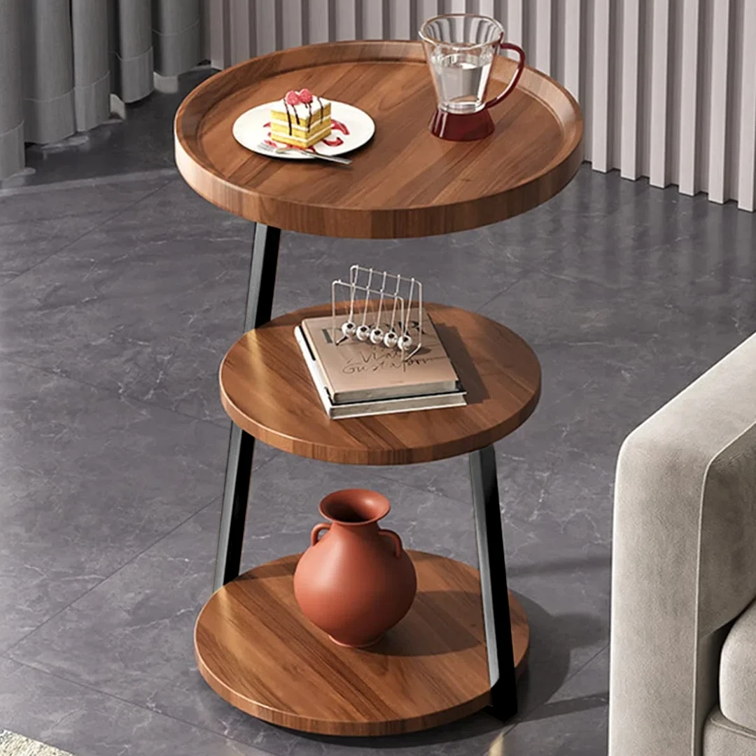 RESIGILAT - Masuta de cafea pentru living cu 3 polite — Confort Practic Pentru Casa Ta