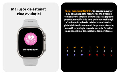 Ceas Smartwatch 8 Ultra Watch apel Bluetooth — Utilitate Smart Zi de Zi