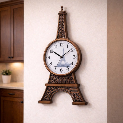 Ceas de perete Turnul Eiffel 70 cm decor modern pentru — Confort Practic Pentru Casa Ta