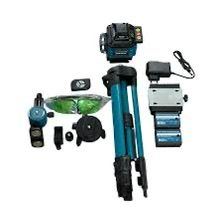 Nivelă Laser 4D cu 16 Linii, Rază 25 m, Telecomandă și Trepied Reglabil, A-178-1