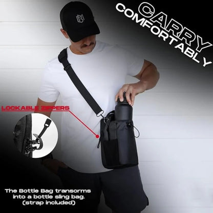 Ghiozdan Fitness Magnetic, Suport Portabil Pentru Sticla de Apa, Accesorii Antrenament, Unisex, A-124-25