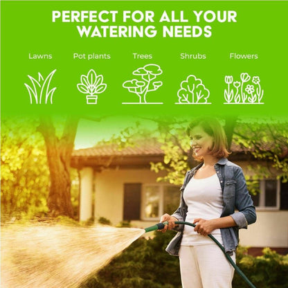 Furtun de Gradina Rotund 15 m cu Accesorii, Set pentru Udat Gradina, M-119